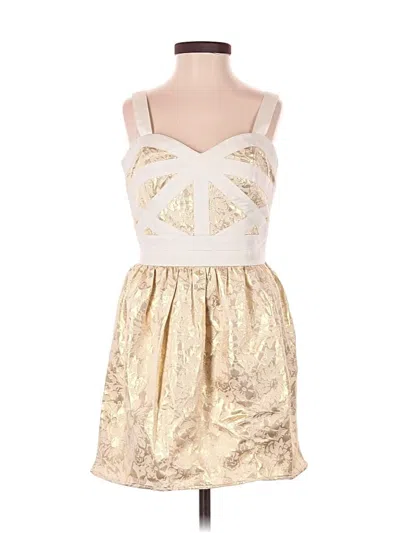 Pre-owned Keepsake Cocktail Dress In Gold