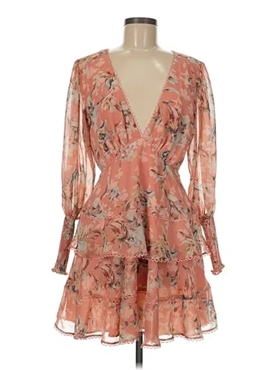 Pre-owned Keepsake Cocktail Dress In Orange
