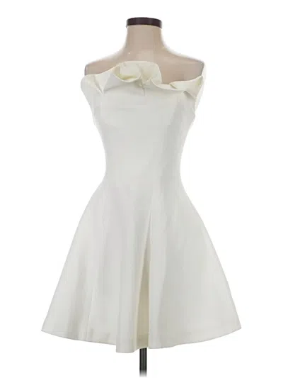 Pre-owned Keepsake Cocktail Dress In White