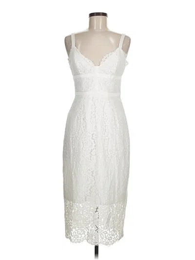 Pre-owned Keepsake Cocktail Dress In White