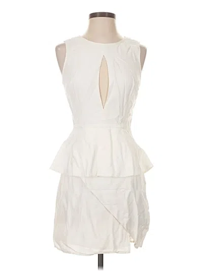 Pre-owned Keepsake Cocktail Dress In White