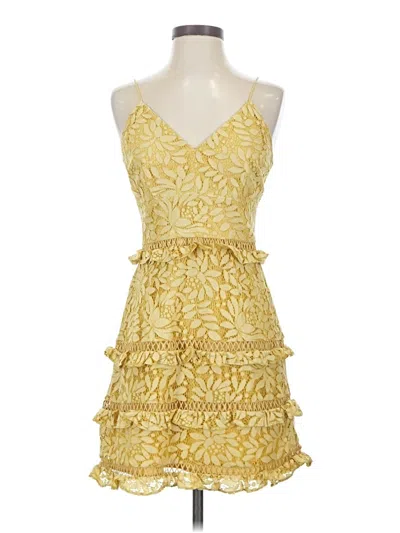 Pre-owned Keepsake Cocktail Dress In Yellow