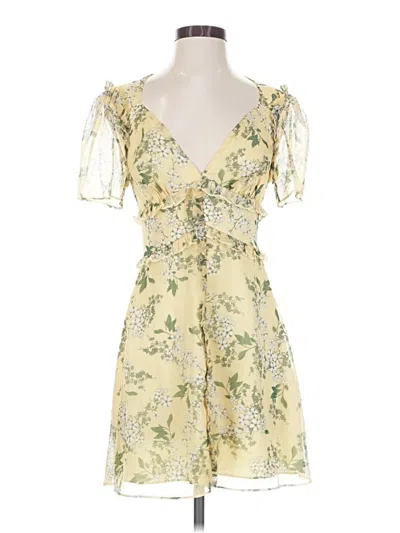 Pre-owned Keepsake Cocktail Dress In Yellow