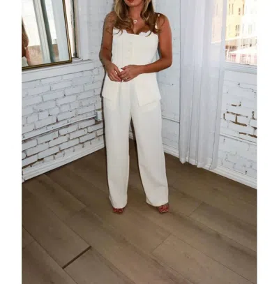 Keepsake Eternal Elegance Pants In Ivory