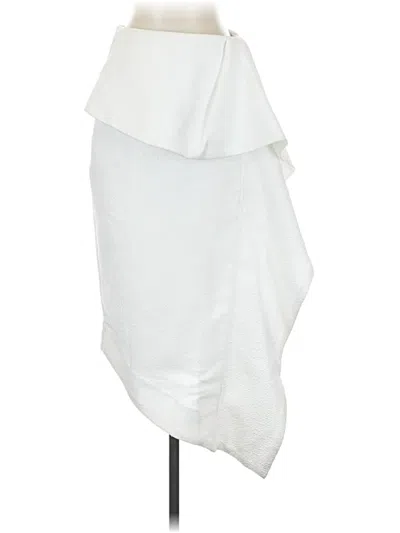 Pre-owned Keepsake Formal Skirt In White