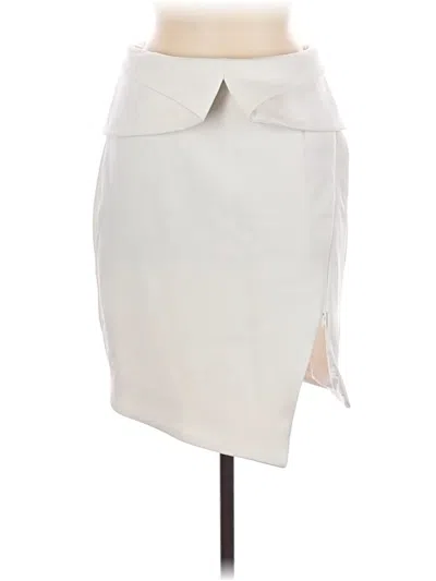 Pre-owned Keepsake Formal Skirt In White