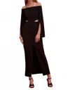 Keepsake Morning Rain Gown In Black In Black