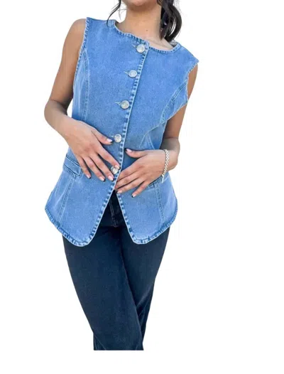 Keepsake River Vest In Blue