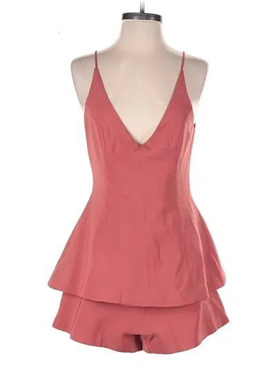 Pre-owned Keepsake Romper In Pink