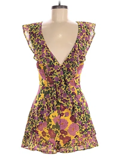 Pre-owned Keepsake Romper In Yellow