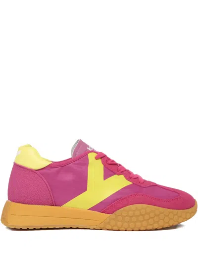Keh-noo Logo-embellished Sneakers In Pink