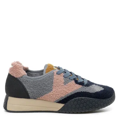 KEH-NOO KEH NOO NAVY GREY SNEAKERS