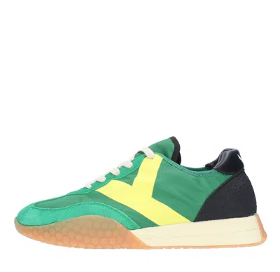 Keh-noo Kids' Keh Noo Sneakers Green In Verde Blu E Verdi