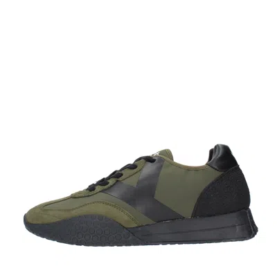 Keh-noo Kids' Keh Noo Sneakers Military In Verde Blu E Verdi