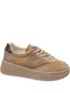 Keh-noo Suede Panelled Sneakers In Neutral