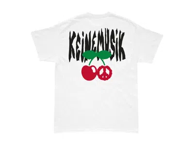 Pre-owned Keinemusik Men's  X Pacha Peace Cherry 2025 Tee Shirt In White