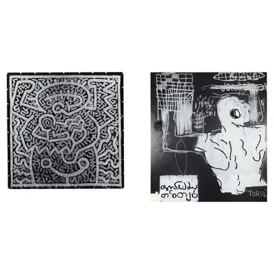Pre-owned Keith Haring Modern Expressionists Catalogue 1984 (basquiat Haring) In Black