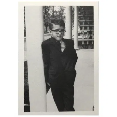 Pre-owned Keith Haring Vintage  Handbill 'featuring Photo Of Haring As A Child' In Gray