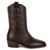 Keith Scarrott Shoes Women's Agnano Brown Cowboy Boot In Brown