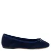 Keith Scarrott Shoes Women's Blue Pila Navy Ballerina In Blue