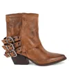 Keith Scarrott Shoes Women's Brown Grasso Tan Ankle Boot In Brown