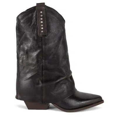 Keith Scarrott Shoes Women's Brown Longo Slouchy Boot