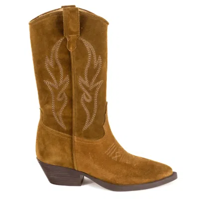 Keith Scarrott Shoes Women's Brown Ripa Cowboy