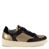 Keith Scarrott Shoes Women's Gold / Pink / Purple Viola Sparkle Trainers In Gold/pink/purple