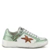 Keith Scarrott Shoes Women's Green / White Favorita Mint Star Trainer