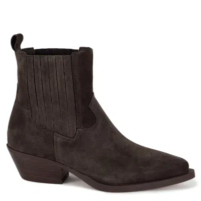 Keith Scarrott Shoes Women's Musci Brown Suede Ankle Boots