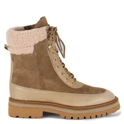 Keith Scarrott Shoes Women's Neutrals Barra Beige Hiker Boot In Sand