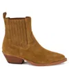 Keith Scarrott Shoes Women's Neutrals / Brown Musci Tan Suede Ankle Boot In Brown