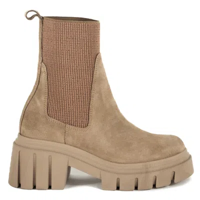 Keith Scarrott Shoes Women's Neutrals Irma Chelsea Boot In Beige