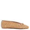 Keith Scarrott Shoes Women's Neutrals Soffiano Taupe Ballet Pump