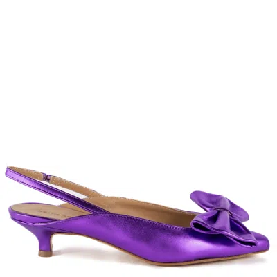 Keith Scarrott Shoes Women's Pink / Purple Ardea Purple Slingback In Pink/purple