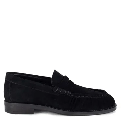 Keith Scarrott Shoes Women's Pisani Black Suede Loafer