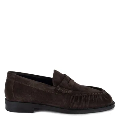 Keith Scarrott Shoes Women's Pisani Brown Suede Loafer