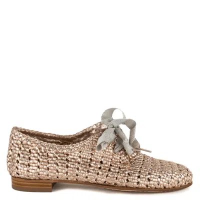 Keith Scarrott Shoes Women's Ravello Rose Gold Lace Up