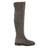 Keith Scarrott Shoes Women's Soccavo Grey Over The Knee Boot In Brown