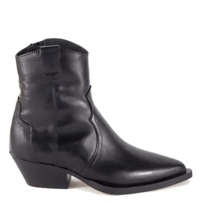 Keith Scarrott Shoes Women's Staffe Black Ankle Boots