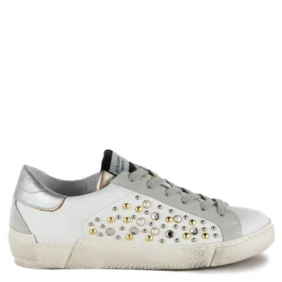 Keith Scarrott Shoes Women's White Perle Trainer
