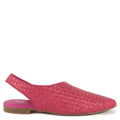 Keith Scarrott Shoes Women's Zanardi Pink Woven Slingback