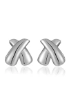 Kellery Bond Sculpture Silver Earrings In Silver