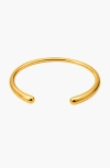 Kellery Daily Essential Rounded Bangle In Gold