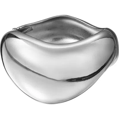 Kellery La Nonna Sculptural Organic Bold Cuff In Metallic