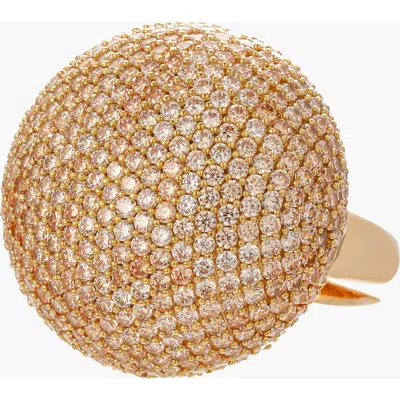 Kellery Nova Sphere Pave Ring In Gold