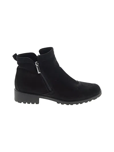 Pre-owned Kelly & Katie Ankle Boots In Black