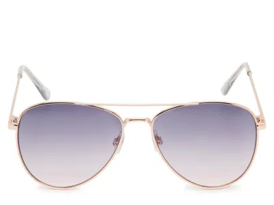 Kelly & Katie Archer Aviator Sunglasses In Gold
