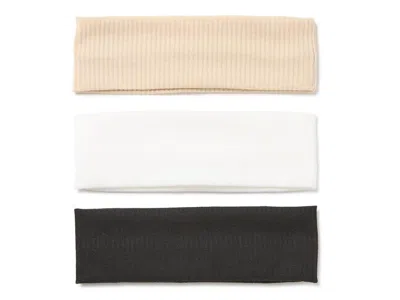 Kelly & Katie Assorted Ribbed Headband Set 3 Pack In Multi