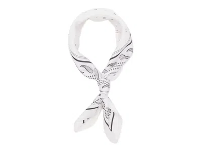 Kelly & Katie Bandana Scarf In Silver